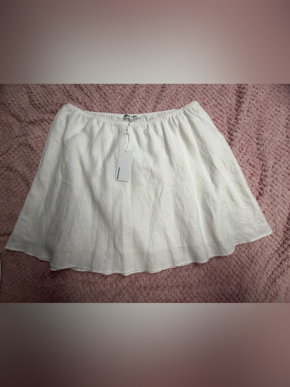 Reformation Brandy 100% Linen Skirt- Size 2X NWT